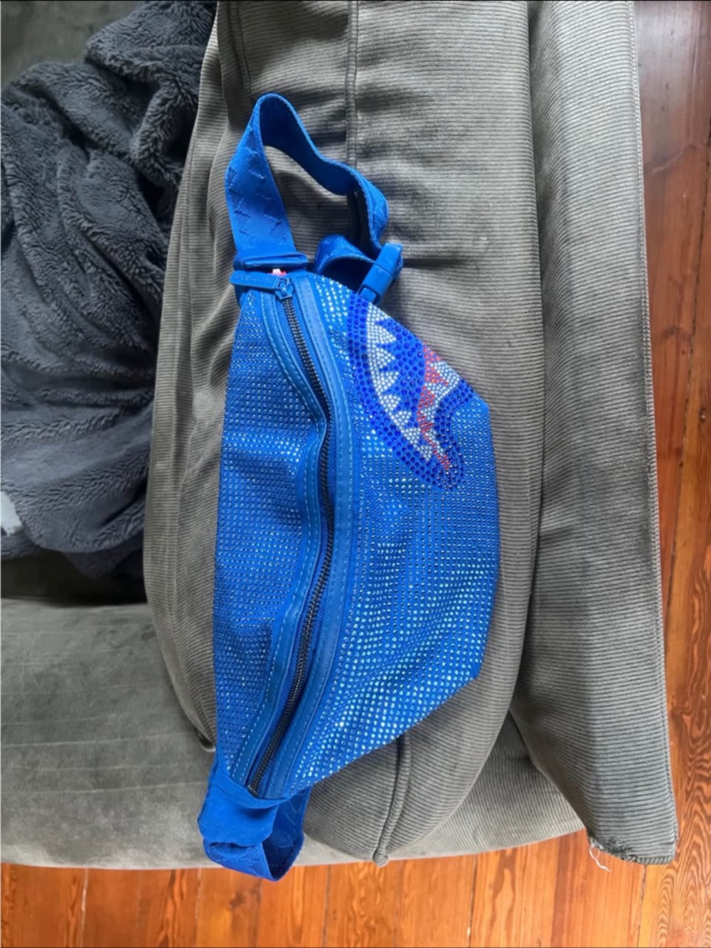 Sprayground Limited Edition Trinity Ocean Savvy Blue Crossbody waist bag